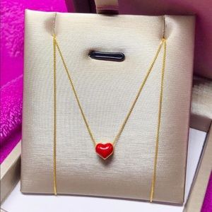 24k pendant in 18k chain necklace